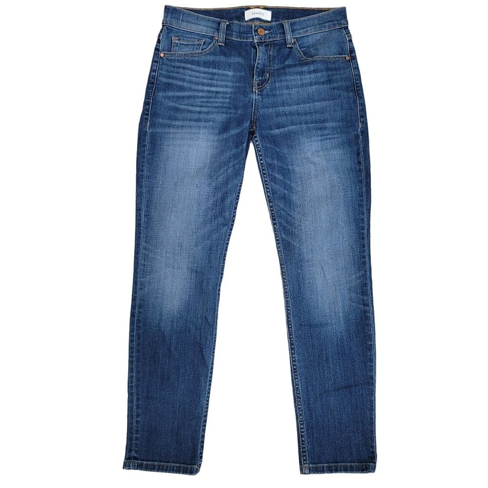 Level 99 skinny strait blue jeans cut- lv0098 style-EY2954 color CNYBL size 26